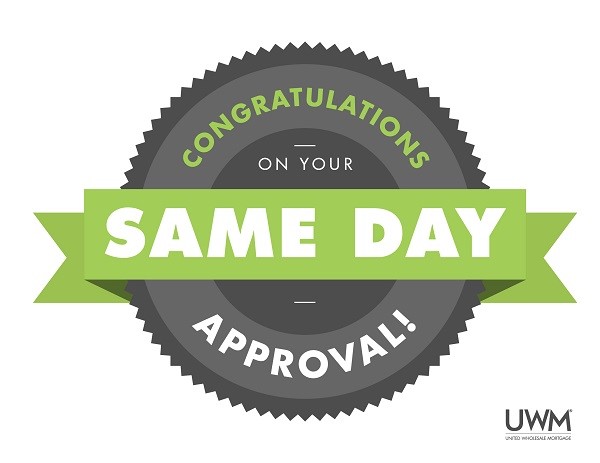 same day approval